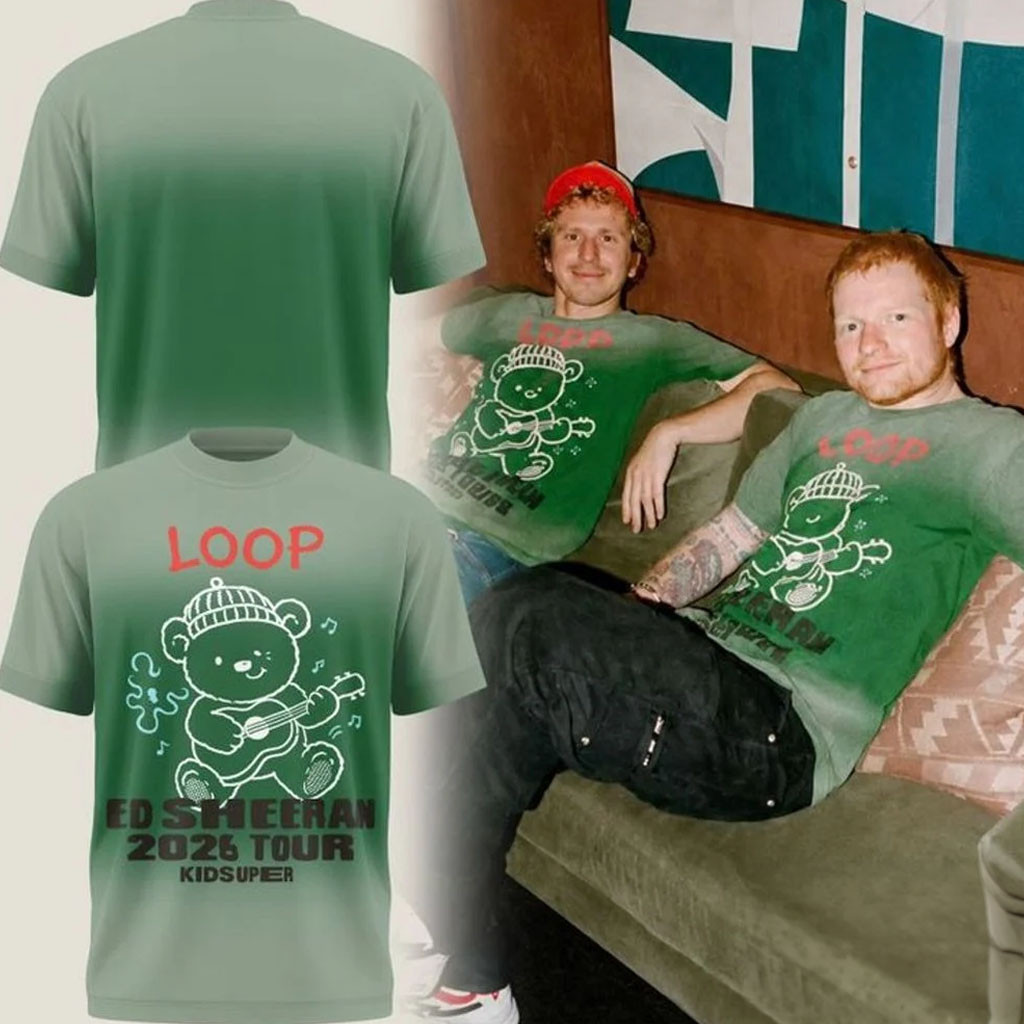 Ed Sheeran Tour Merch Ed Sheeran Loop Tour Teddy 2026 Special Shirt Gift For Music Lovers