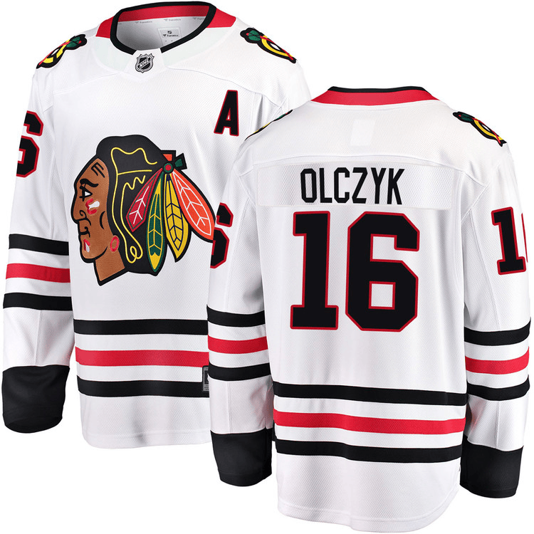 Eddie Olczyk Chicago Blackhawks 2025 Road Breakaway White Jersey