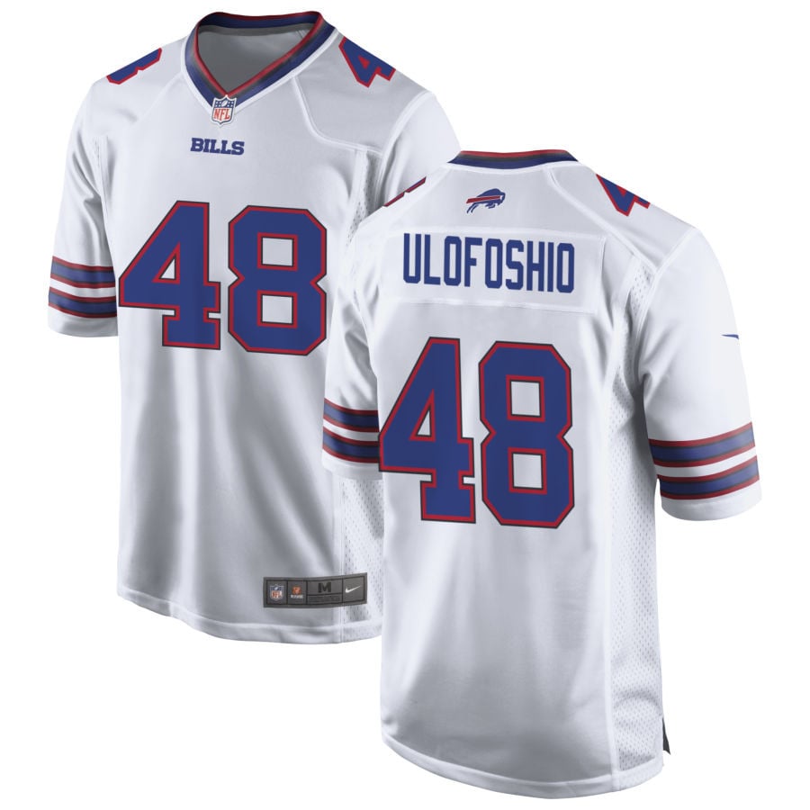 Edefuan Ulofoshio Buffalo Bills 2025 Game Jersey - White