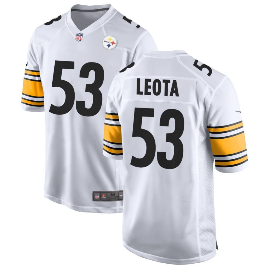 Eku Leota Pittsburgh Steelers 2025 Game Jersey - White
