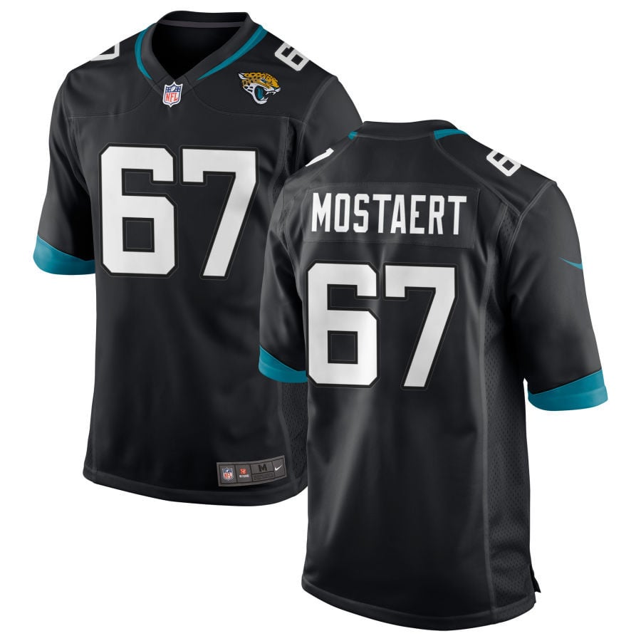 Eli Mostaert Jacksonville Jaguars 2025 Game Jersey - Black