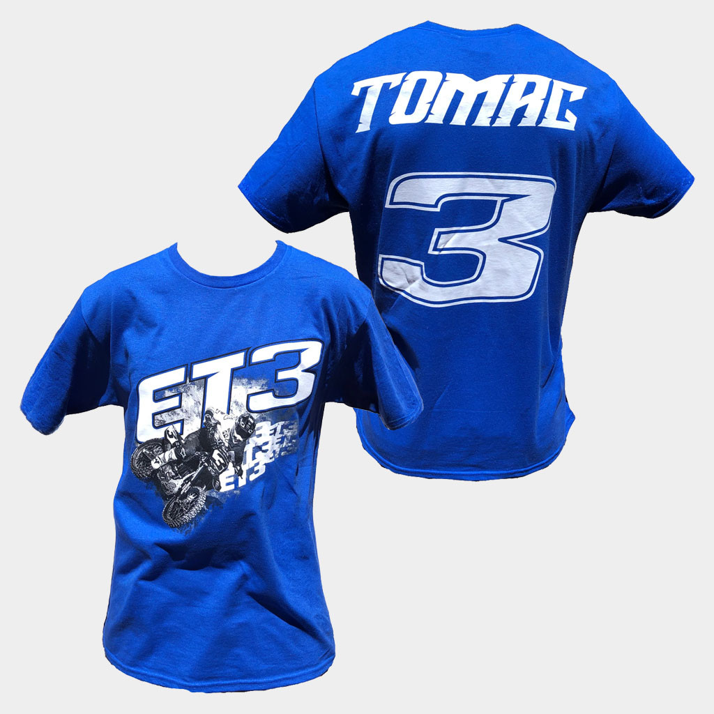 Eli Tomac Merch 2026 ET3 T-Shirt Eli Tomac Shirt Gift Ideas For Bike Racing Fans