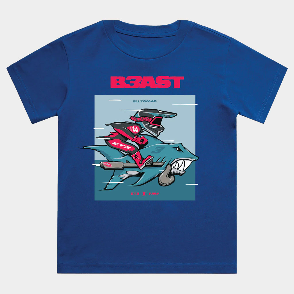 Eli Tomac Merch Jaws B3ast T-Shirt Eli Tomac Shirt Gifts For Racing Lovers