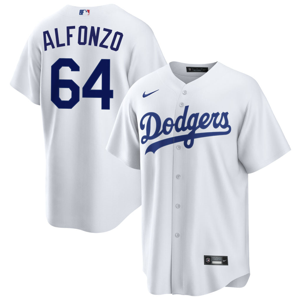 Eliezer Alfonzon Los Angeles Dodgers 2026 Home Jersey - White