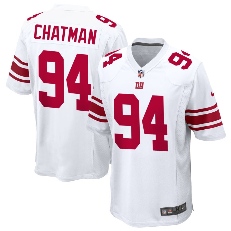 Elijah Chatman New York Giants 2025 Game Jersey - White