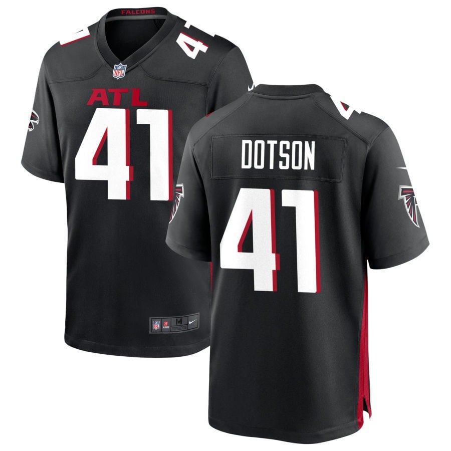 Elijah Dotson Atlanta Falcons 2025 Game Jersey - Black