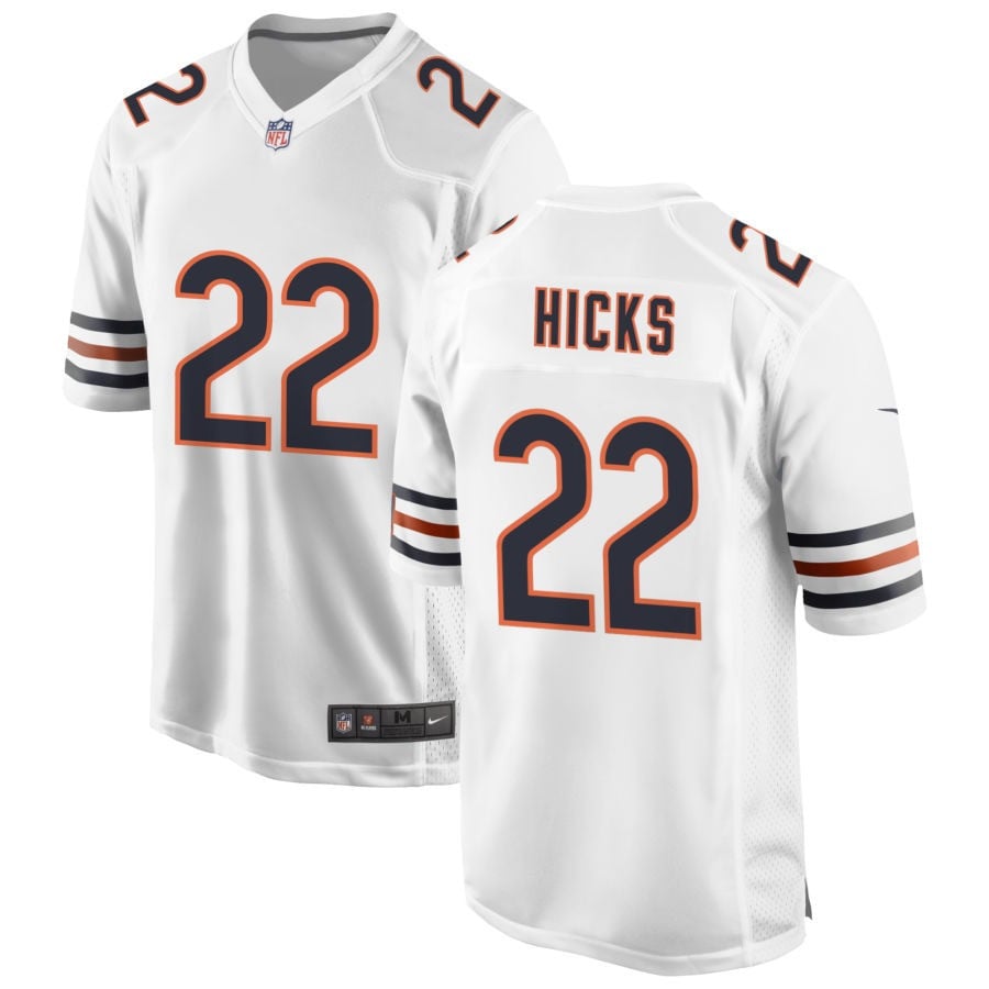 Elijah Hicks Chicago Bears 2025 Game Jersey - White
