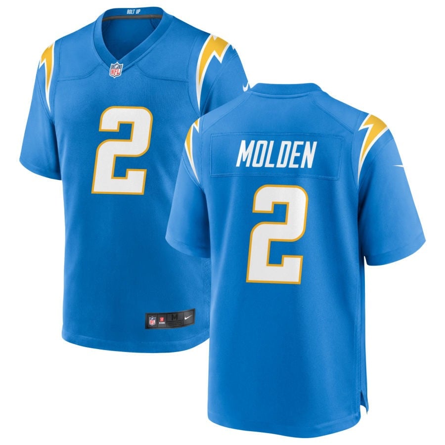 Elijah Molden Los Angeles Chargers 2025 Game Jersey - Powder Blue