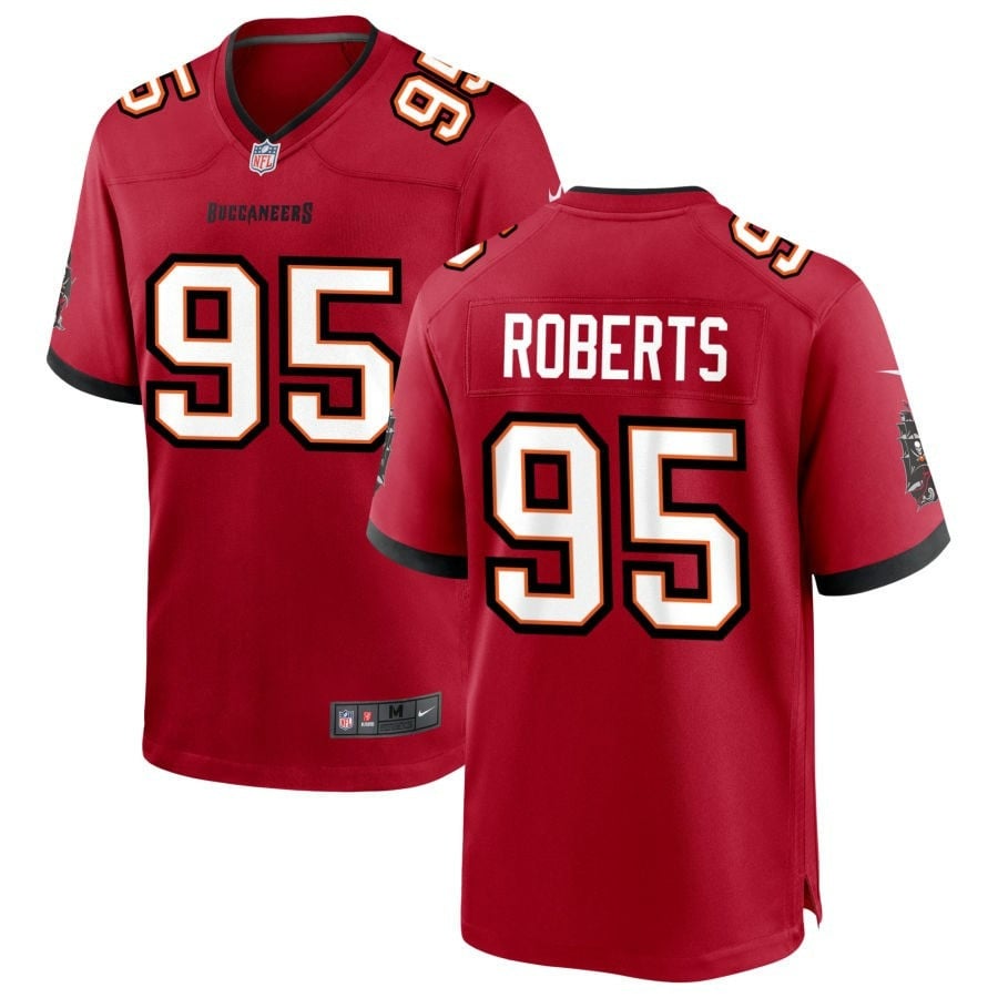 Elijah Roberts Tampa Bay Buccaneers 2025 Team Game Jersey - Red