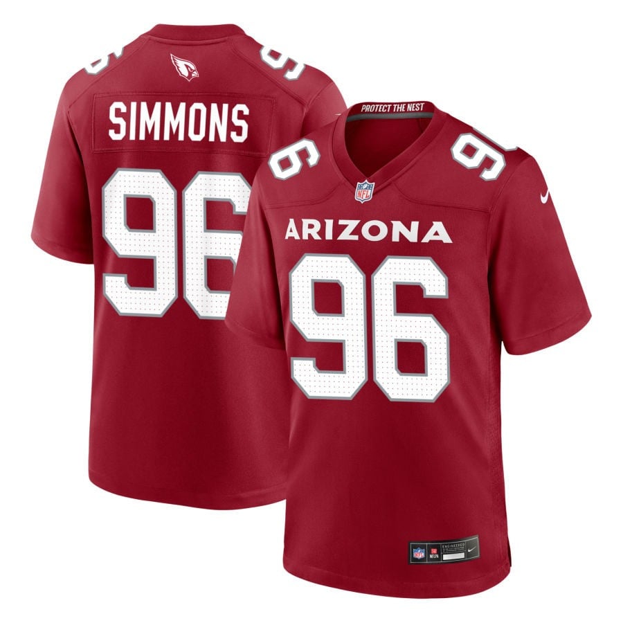 Elijah Simmons Arizona Cardinals 2025 Game Jersey - Cardinal