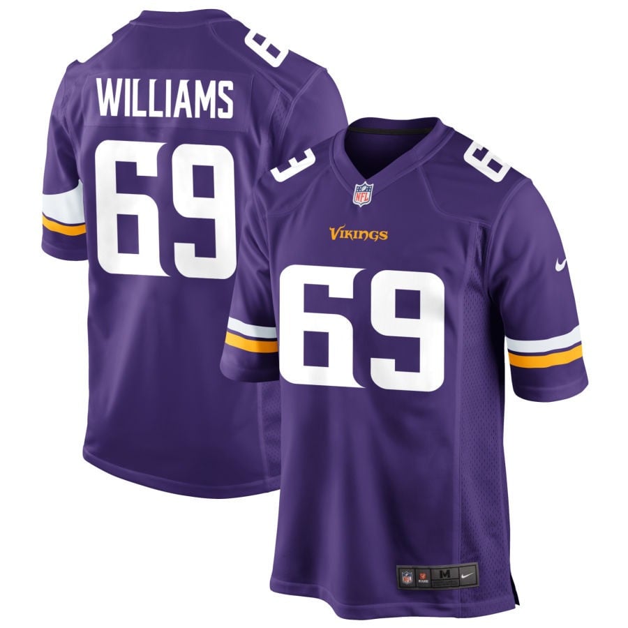 Elijah Williams Minnesota Vikings 2025 Game Jersey - Purple