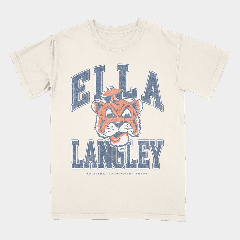 Ella Langley Auburn Merch 2026 Ella Langley Auburn Tigers T-Shirt Concert Merch Music Fan Gifts