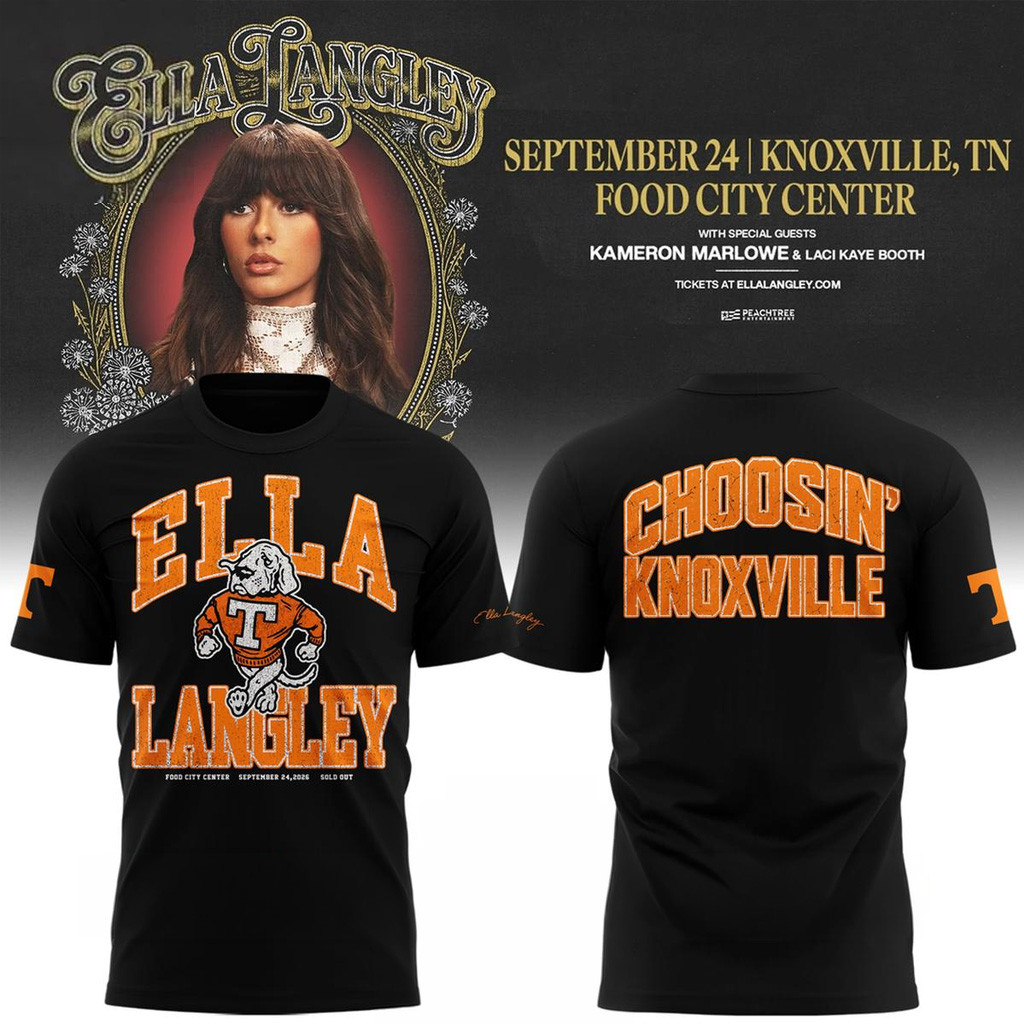 Ella Langley Knoxville Merch 2026 Choosin Knoxville T-Shirt Ella Langley Tour Merch Fan Gifts