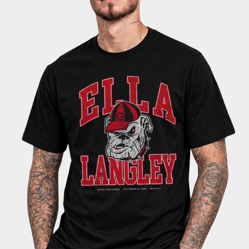 Ella Langley X Georgia Bulldogs Merch 2026 Dandelion Tour T-Shirt Ella Langley Merch Fan Gifts