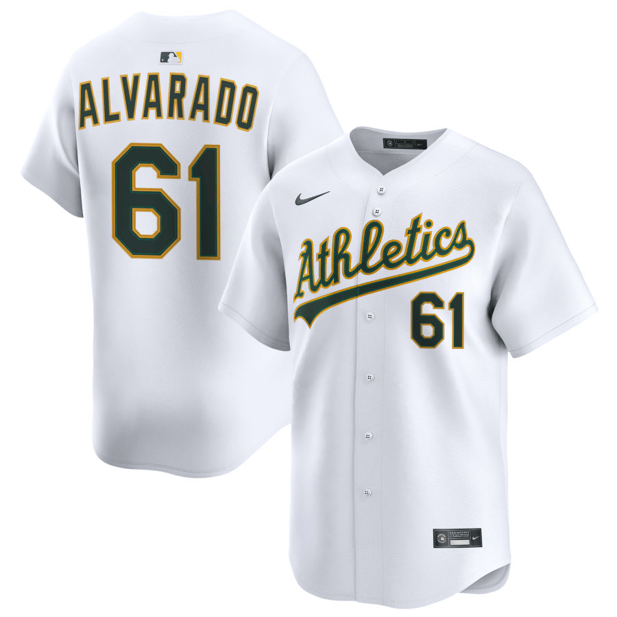 Elvis Alvarado Athletics 2025 Home Limited Jersey - White