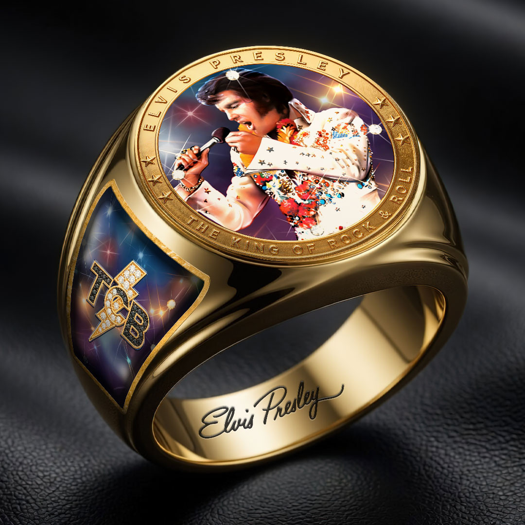 Elvis Presley Merch 2026 The King Of Rock And Roll Ring Music Related Gifts For Guys