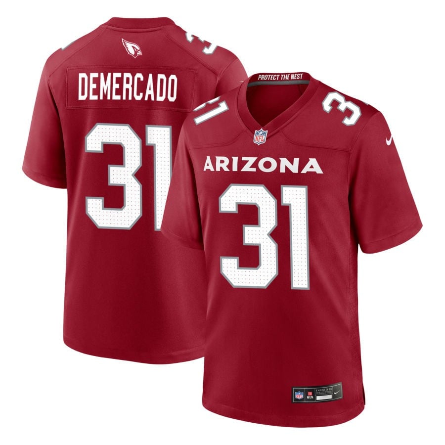 Emari Demercado Arizona Cardinals 2025 Game Jersey - Cardinal