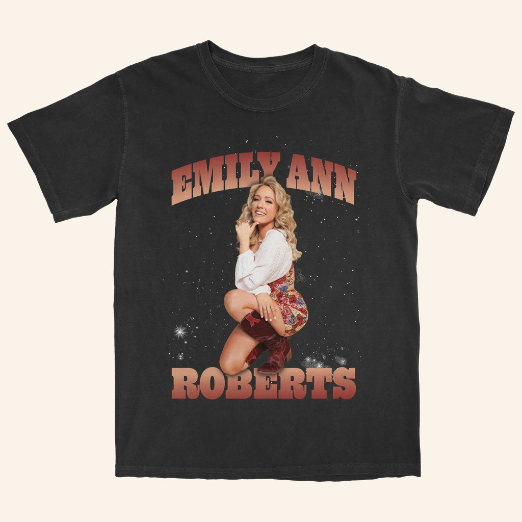 Emily Ann Roberts Merch Black Photo T-Shirt Gifts For Music Lovers
