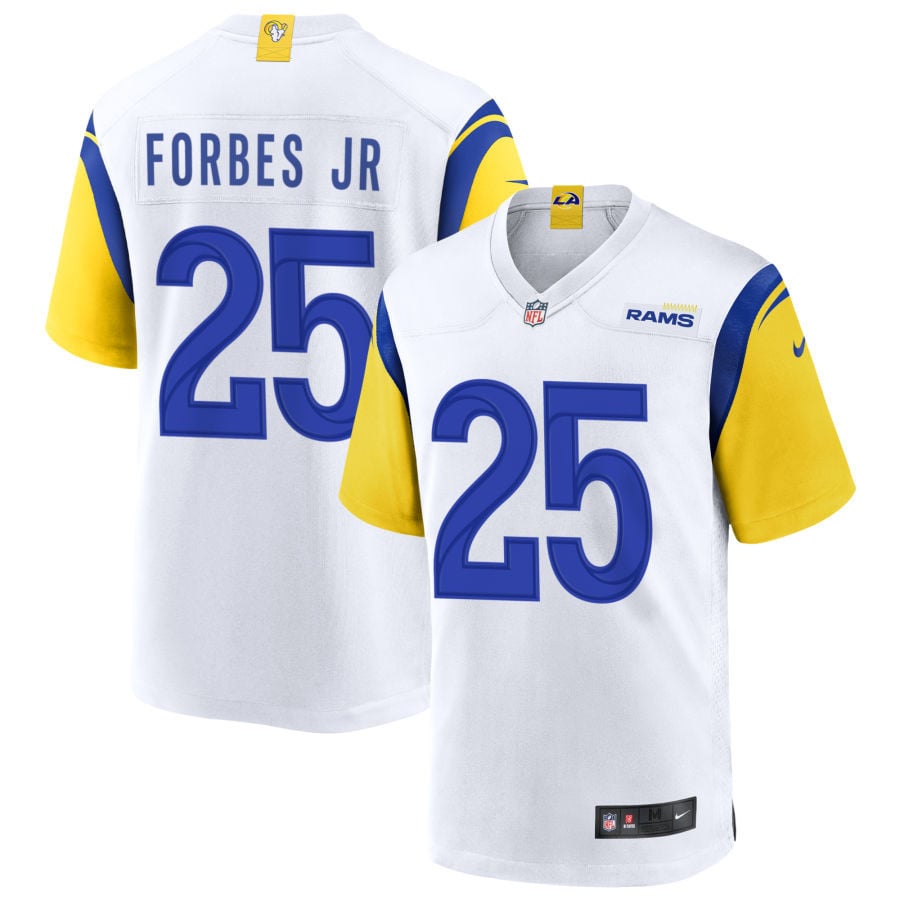 Emmanuel Forbes Jr Los Angeles Rams 2025 Alternate Jersey - White
