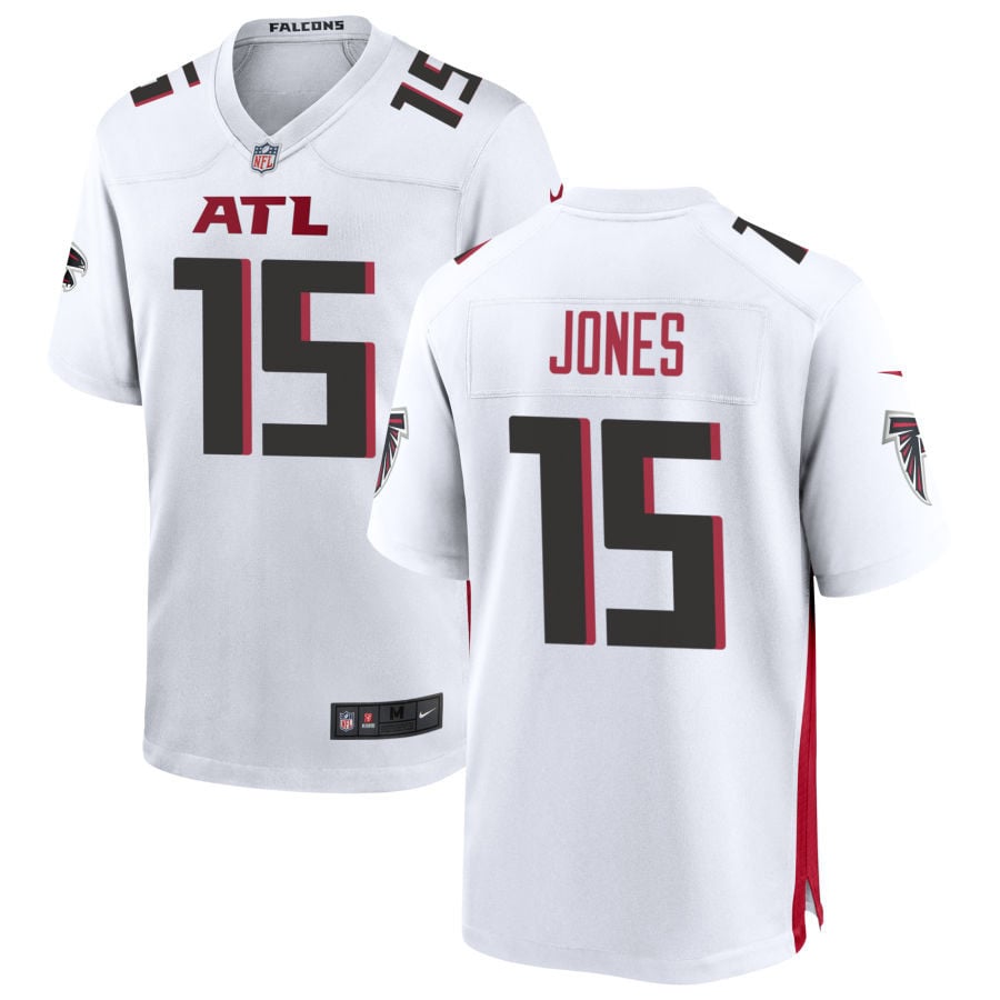 Emory Jones Atlanta Falcons 2025 Game Jersey - White