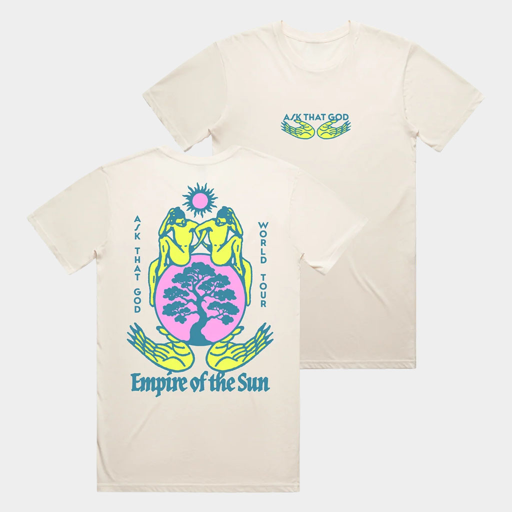 Empire Of The Sun Merch 2026 Ask That God Hand T-Shirt Ask That God World Tour Shirt Fan Gear