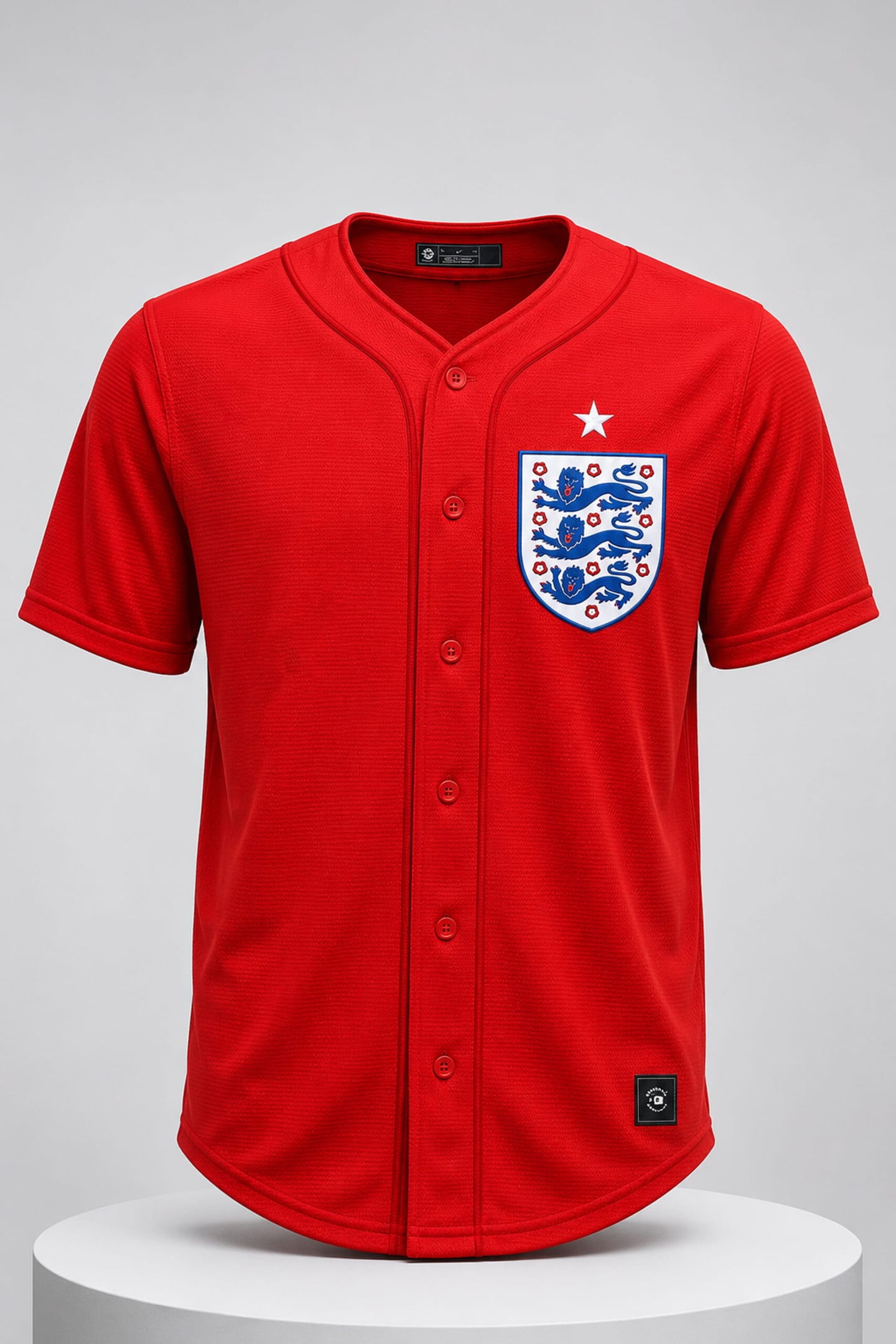 England FIFA World Cup 2026 Merch England National Football Team Baseball Jersey Red Fan Gifts