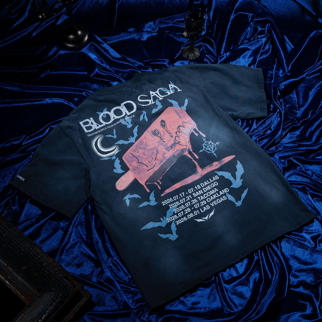Enhypen Blood Saga Merch 2026 Enhypen World Tour Blood Saga In North America Shirt Kpop Gear