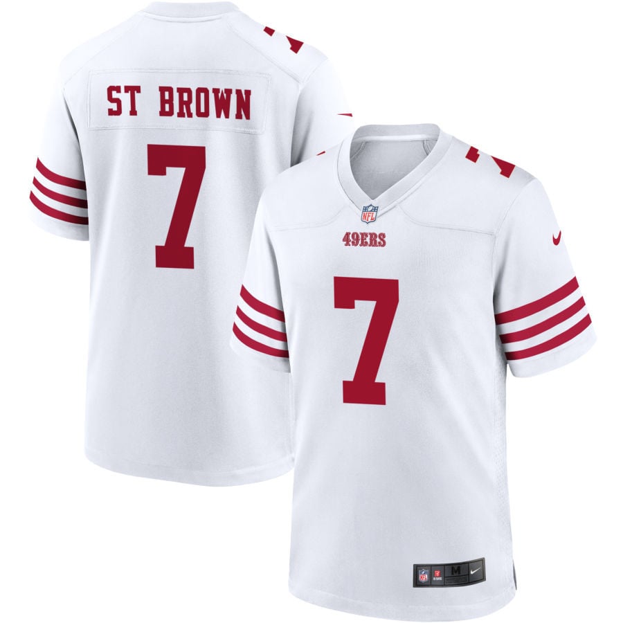 Equanimeous St Brown San Francisco 49ers 2025 Game Player Jersey - White