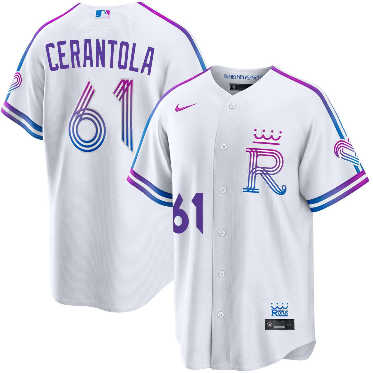 Eric Cerantola Kansas City Royals 2026 City Connect Jersey - White