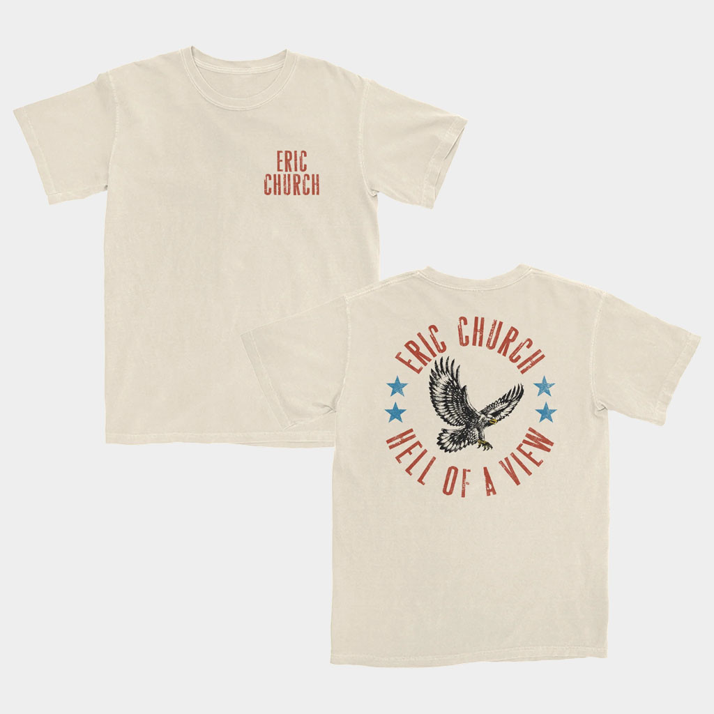 Eric Church Merch 2026 Eagle Hell Of A View T-Shirt Presents For Music Lovers