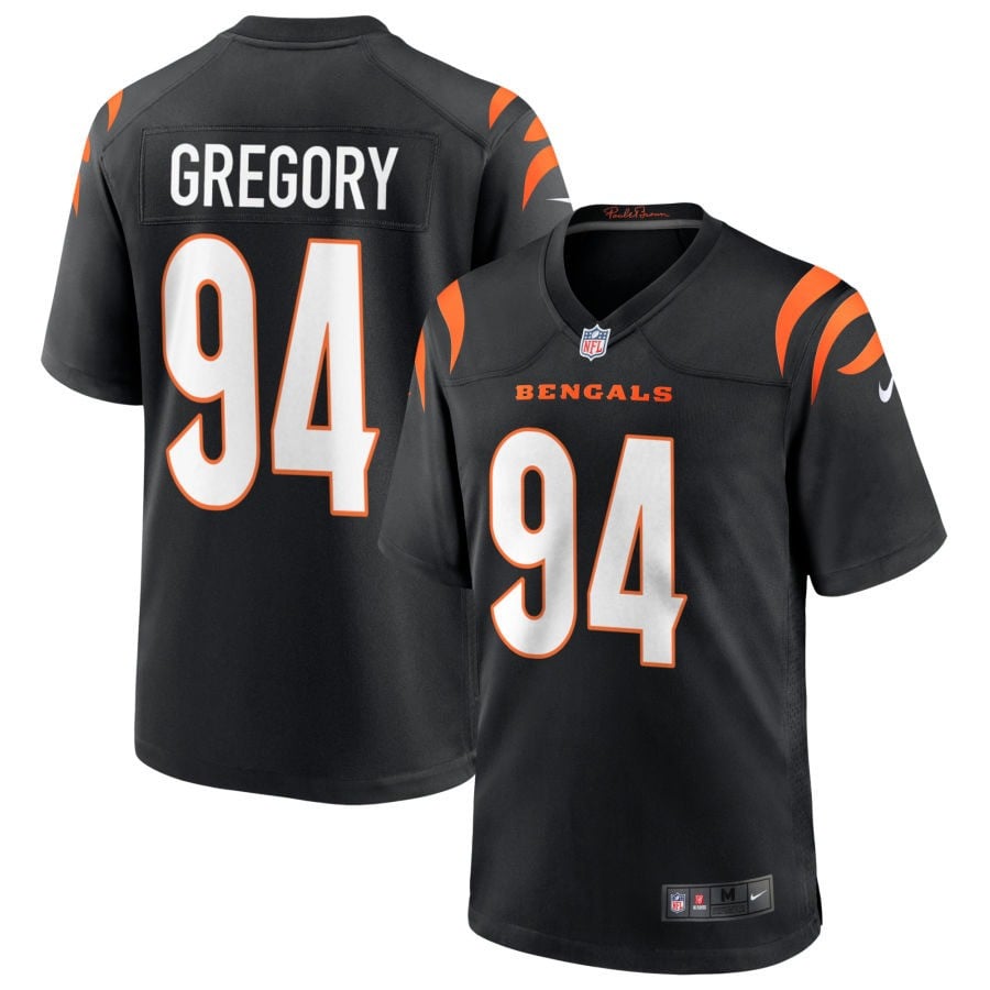 Eric Gregory Cincinnati Bengals 2025 Game Jersey - Black