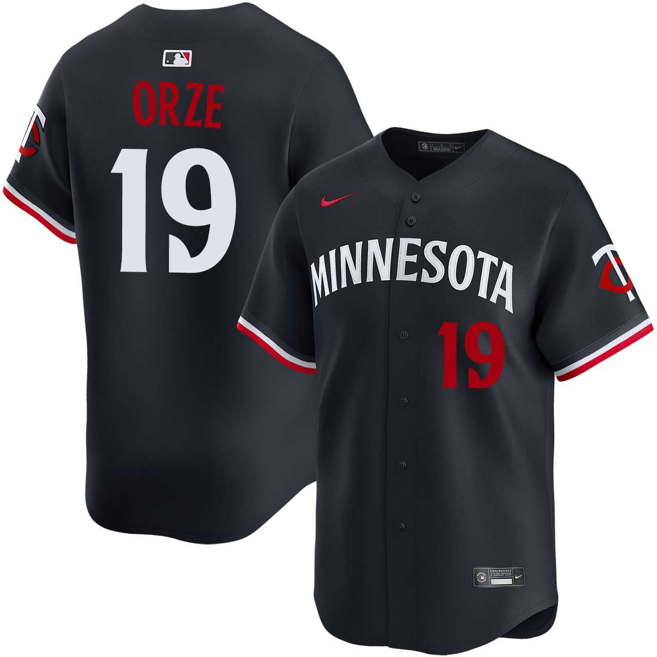 Eric Orze Minnesota Twins 2026 Alternate Limited Jersey - Navy