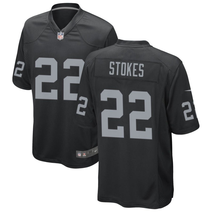 Eric Stokes Las Vegas Raiders 2025 Game Jersey - Black