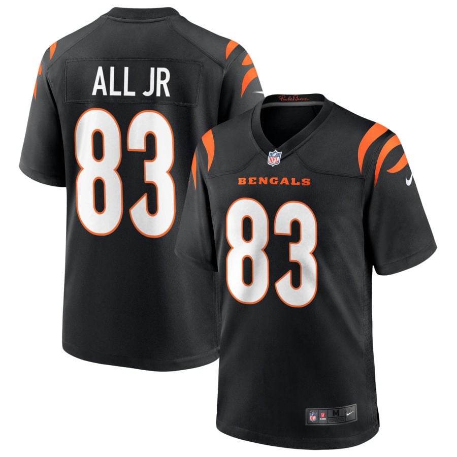 Erick All Jr Cincinnati Bengals 2025 Game Jersey - Black