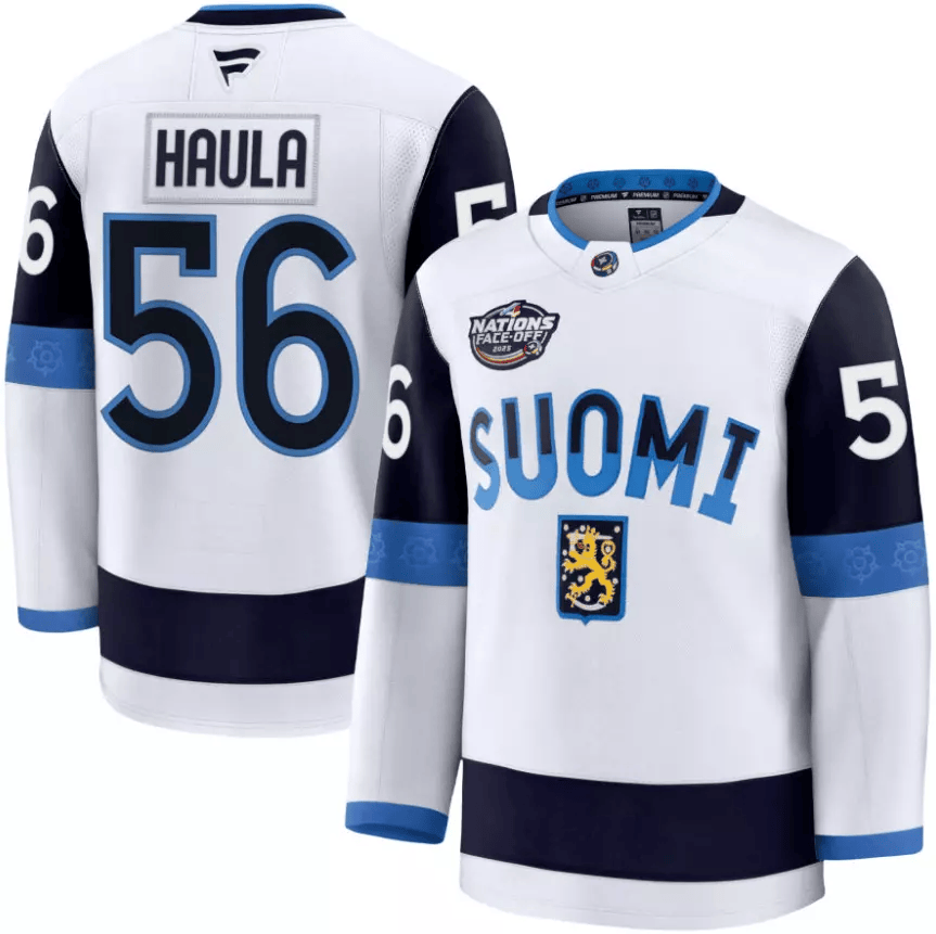 Erik Haula Finland 2025 4 Nations Face-Off Premium Jersey