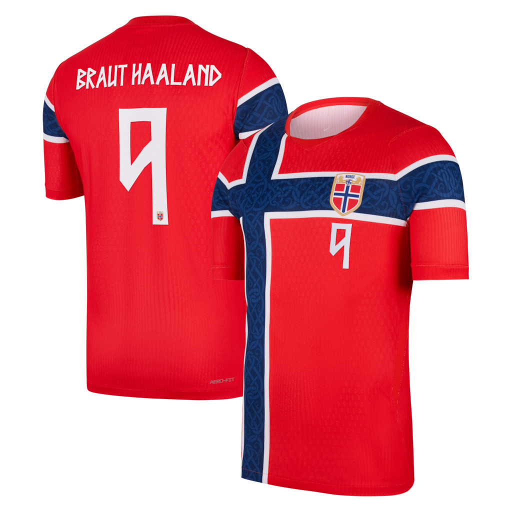 Erling Braut Haaland Jersey Shirt Red #9 Norway National Team 2026 FIFA World Cup Merch Home Match Jersey
