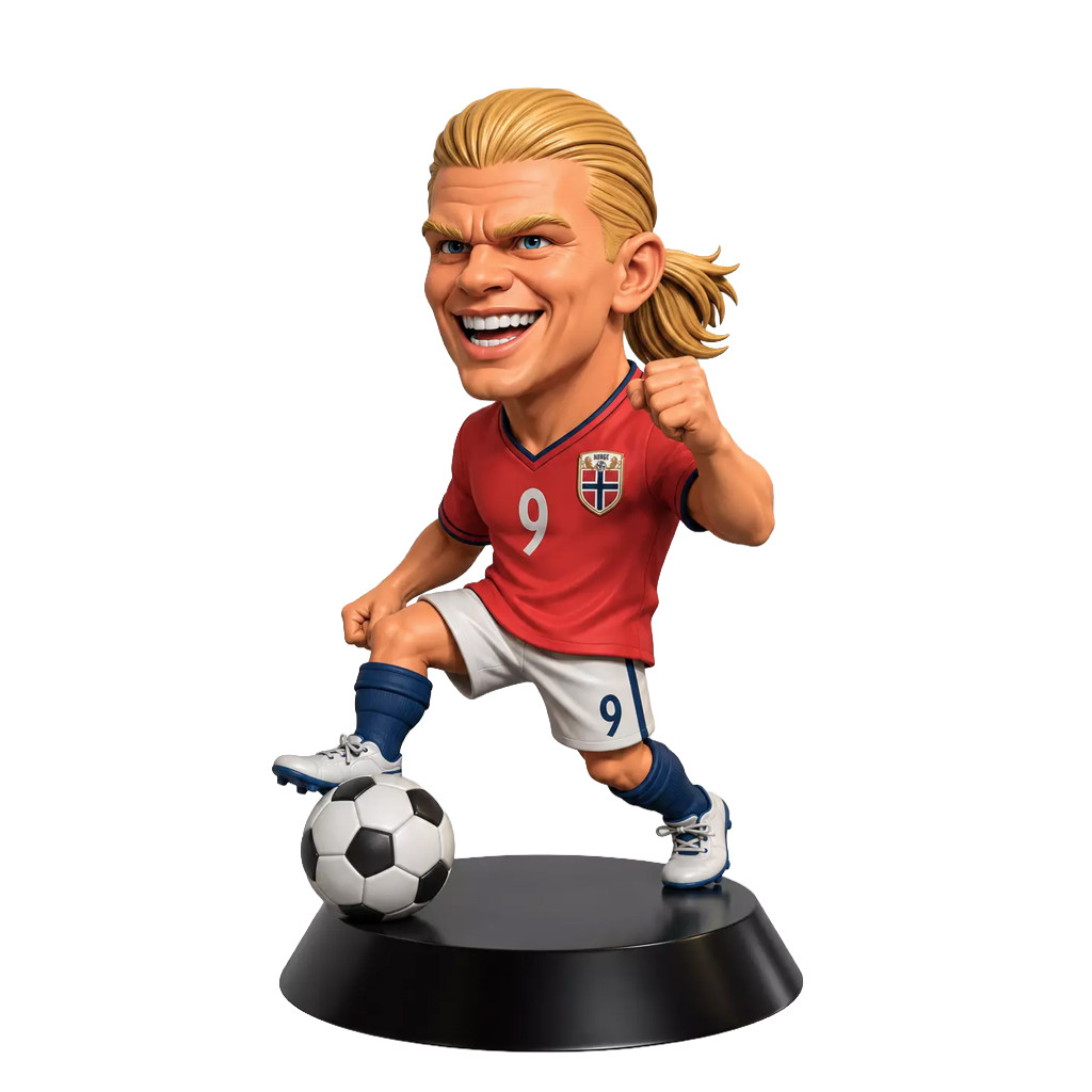 Erling Haaland #9 Norway Football Team Funko Pop Erling Haaland World Cup 2026 Merch Decor