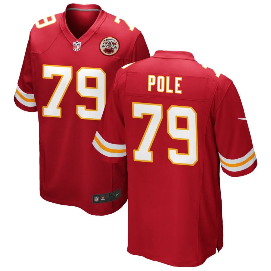 Esa Pole Kansas City Chiefs 2025 Game Jersey - Red