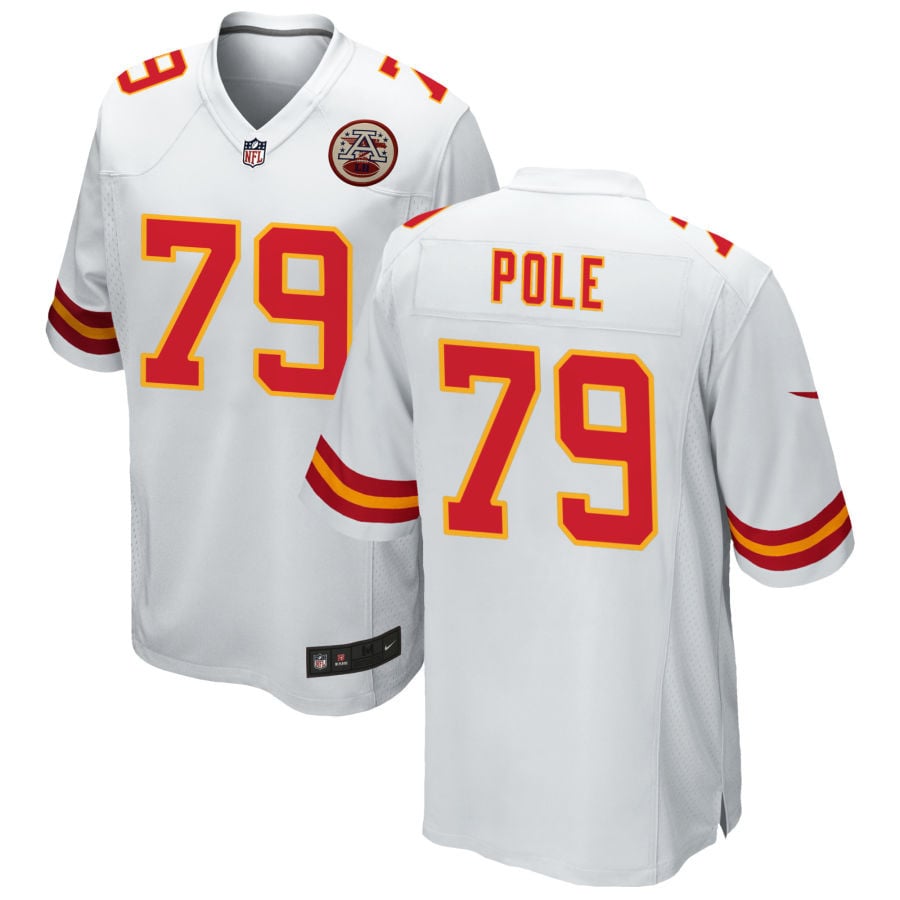 Esa Pole Kansas City Chiefs 2025 Game Jersey - White