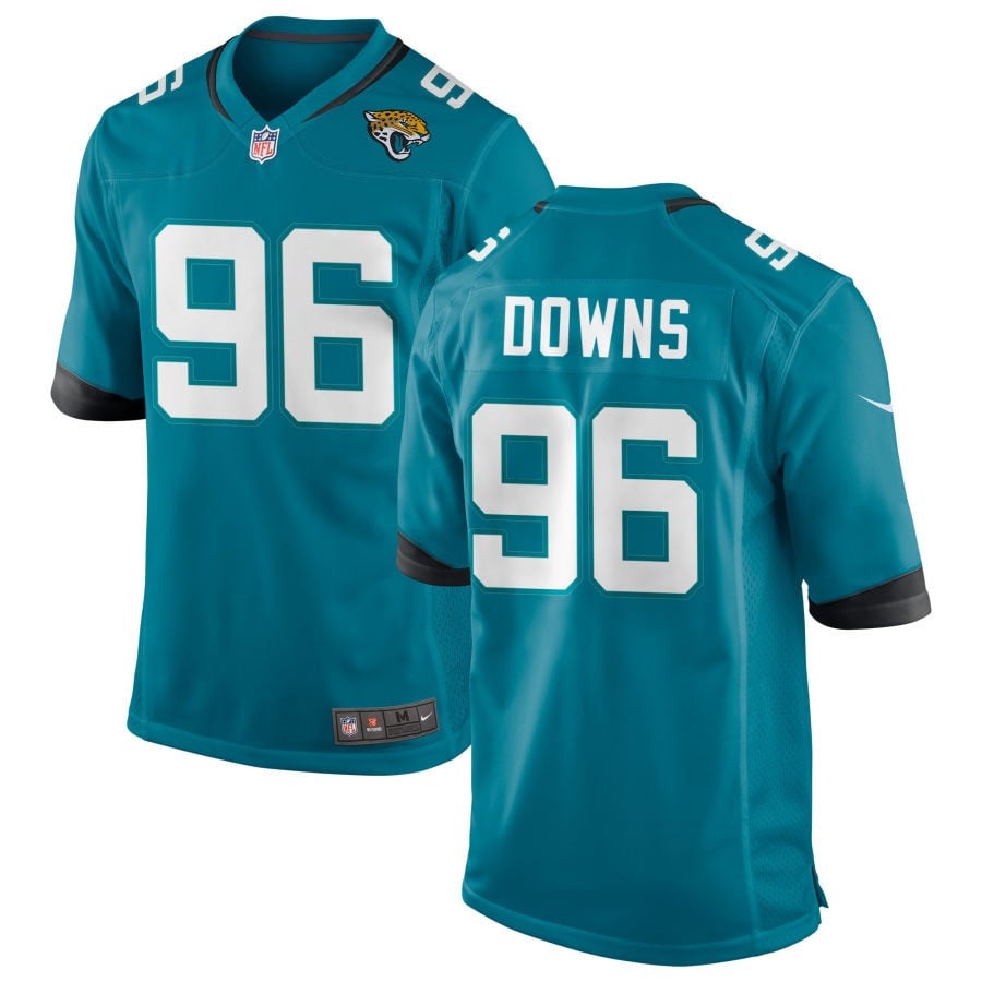 Ethan Downs Jacksonville Jaguars 2025 Team Game Jersey - Teal