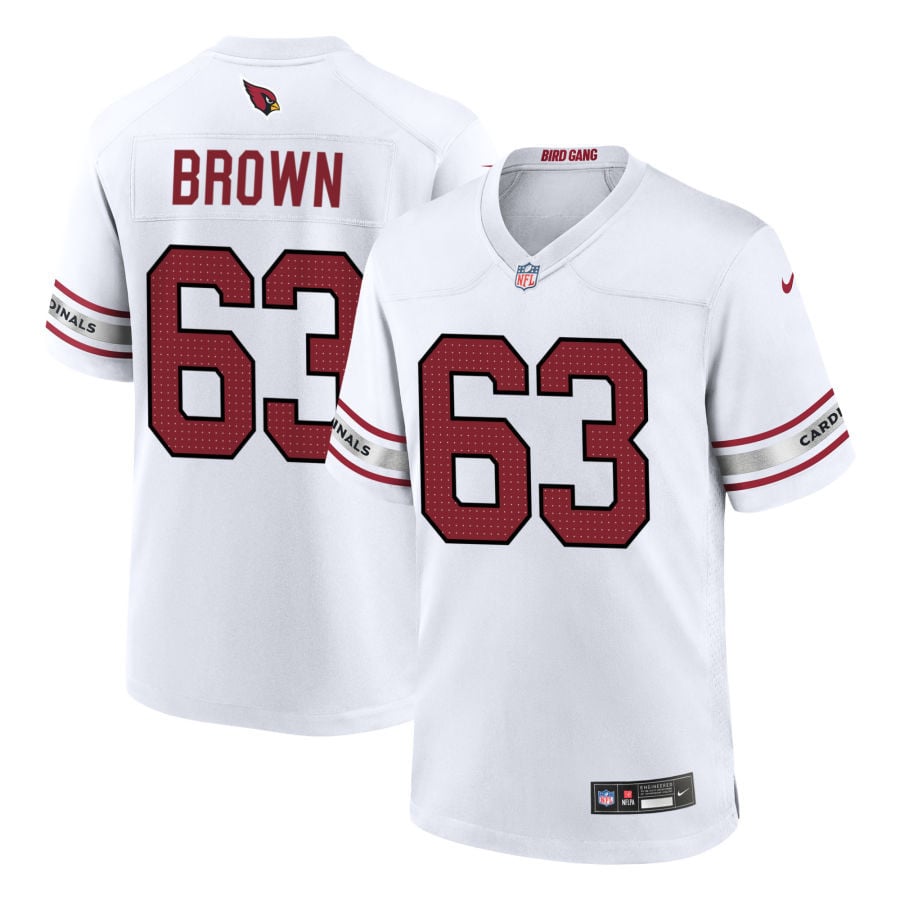 Evan Brown Arizona Cardinals 2025 Game Jersey - White