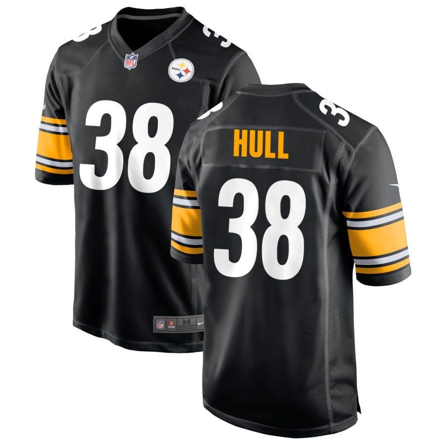 Evan Hull Pittsburgh Steelers 2025 Game Jersey - Black