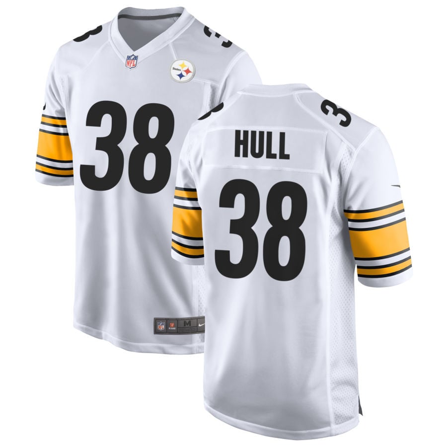 Evan Hull Pittsburgh Steelers 2025 Game Jersey - White