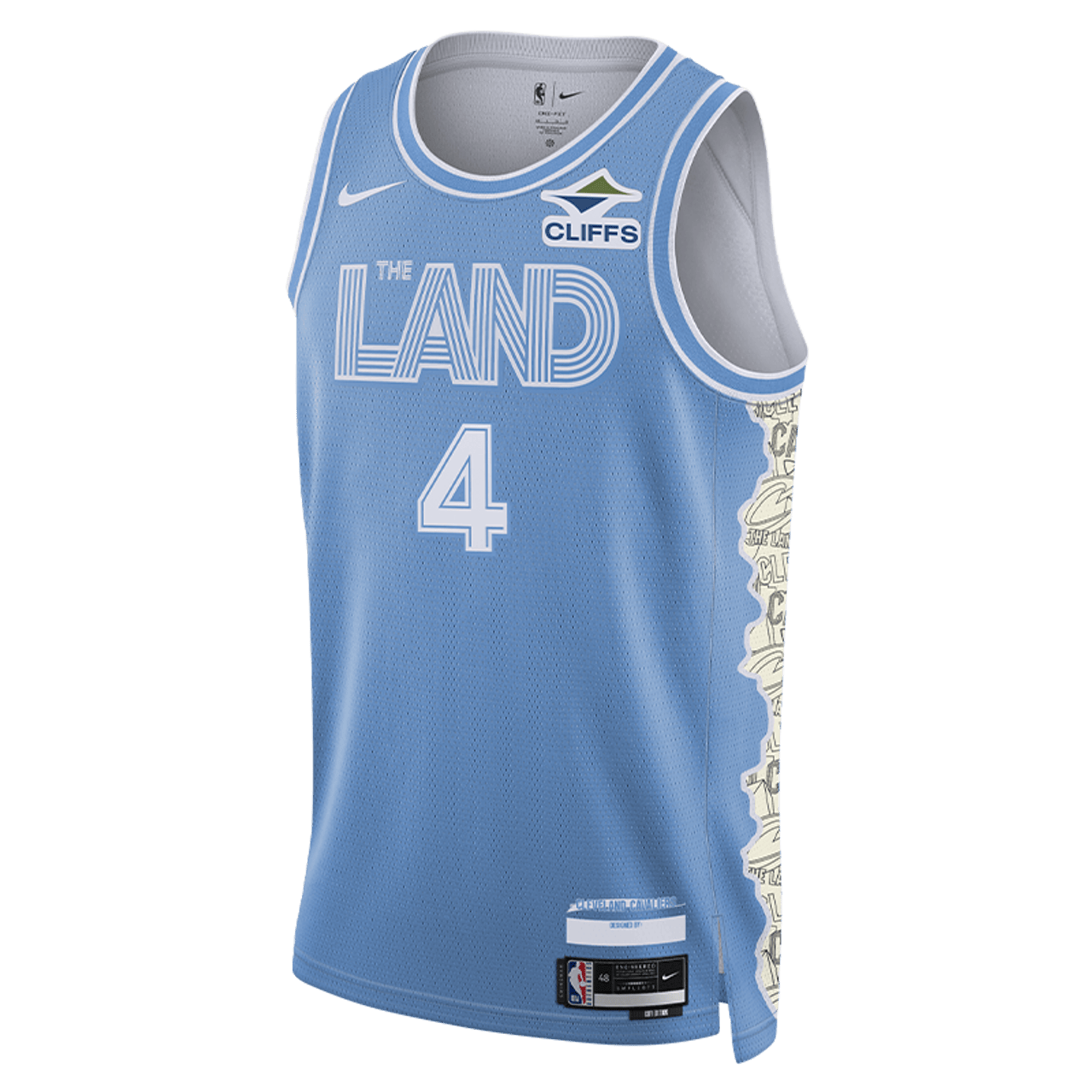 Evan Mobley Cleveland Cavaliers 2025 City Swingman Jersey 2 Evan Mobley Cleveland Cavaliers 2025 City Swingman Jersey - Image 2