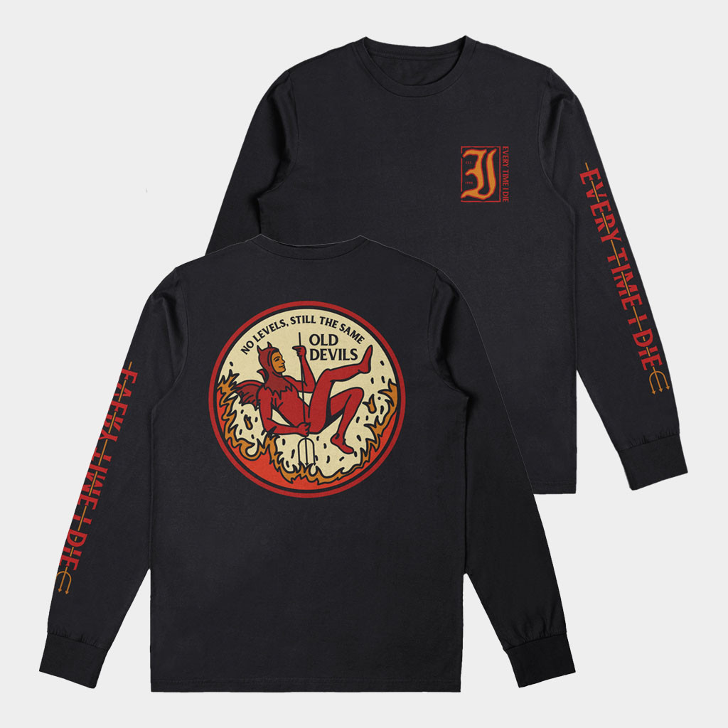 Every Time I Die Merch ETID 2026 Old Devils Long Sleeve Shirt Present For Band Fans