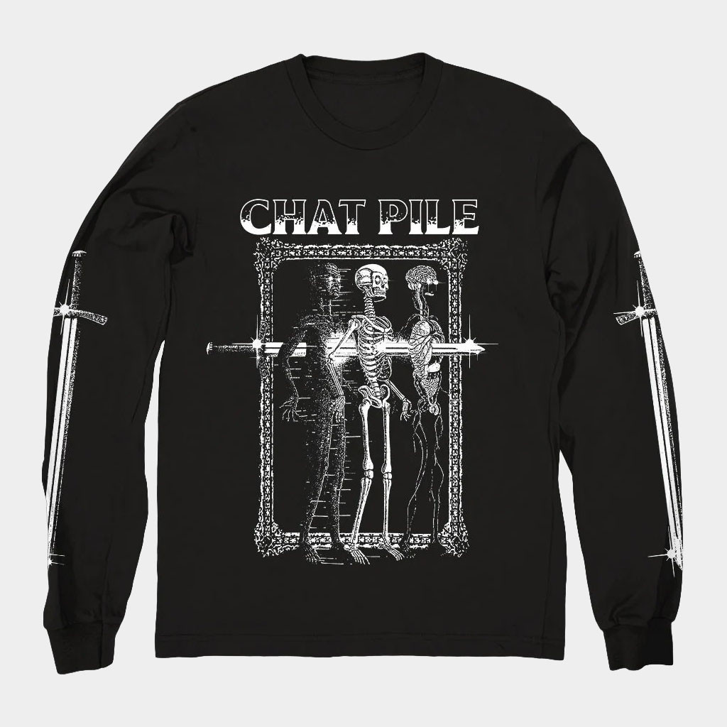 Evil Greed Merch 2026 Chat Pile Swords Long Sleeve Shirt Gifts Ideas For Rock Band Fans