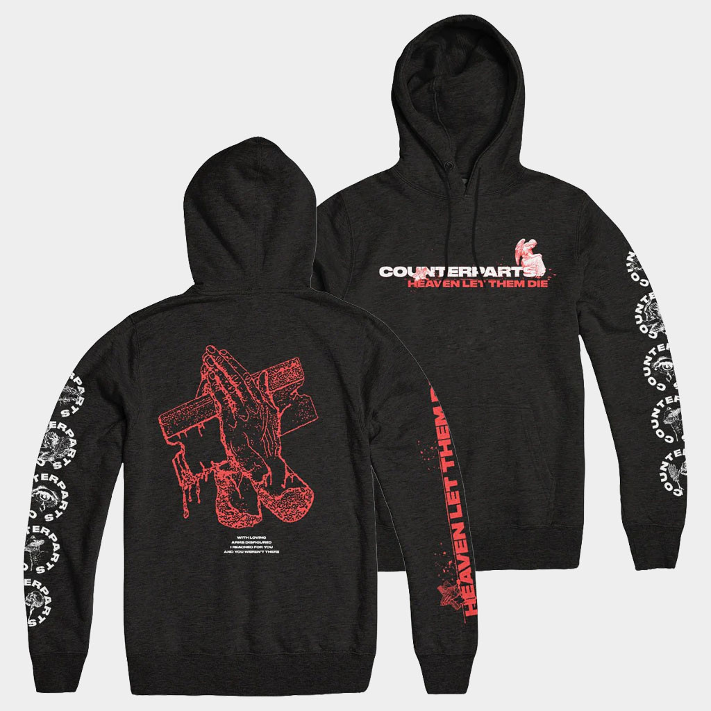 Evil Greed Merch 2026 Counterparts Heaven Let Them Die Hoodie Best Father's Day Gifts