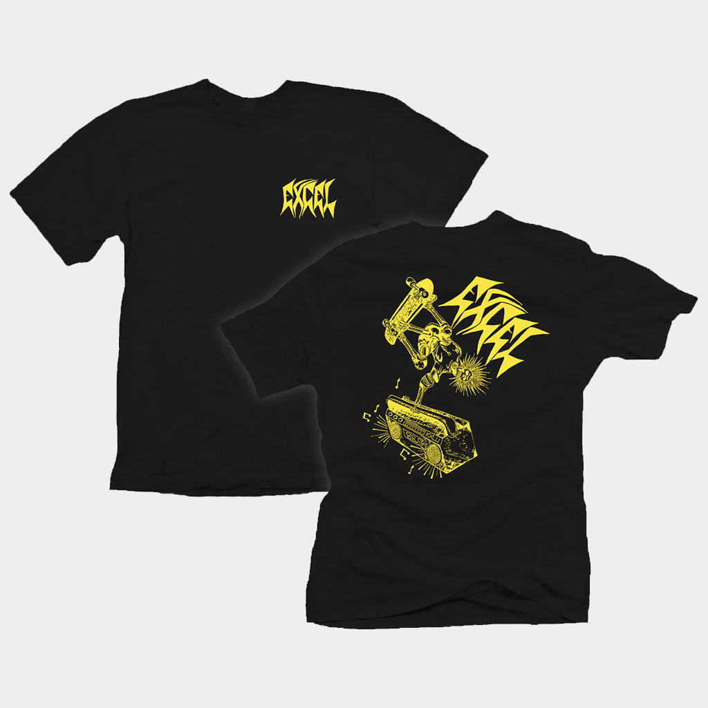 EXCEL Merch 2026 Handplant T-Shirt Black EXCEL Band Shirts Music Lover Gifts For Him
