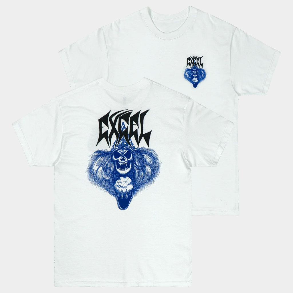 EXCEL Merch 2026 Wizard T-Shirt White EXCEL Band Merch Presents For Music Lovers
