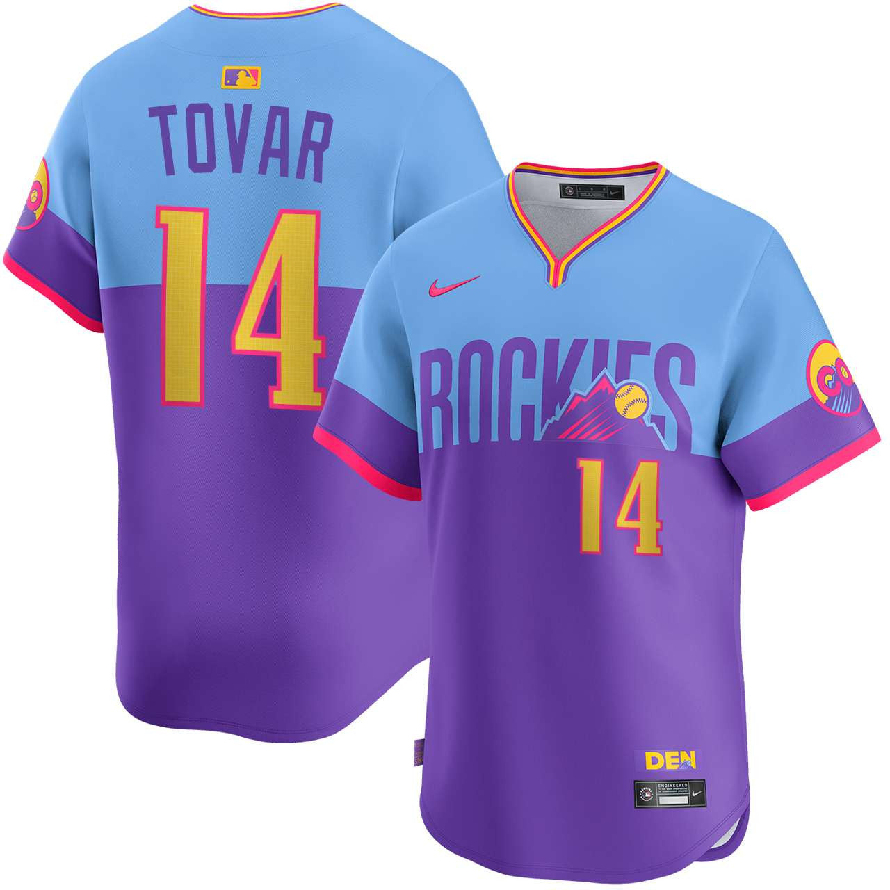 Ezequiel Tovar Colorado Rockies City Connect Limited Jersey - Purple